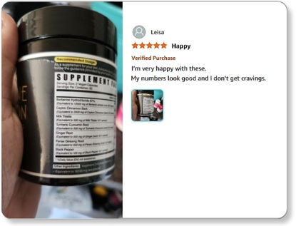 Customer reviews for Herbpy Berberine and Cinnamon Capsules — users note weight loss support and metabolism balance with berberine HCl, Ceylon cinnamon, and milk thistle.