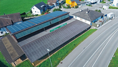 erste Photovoltaikanlage im Jahr 2016