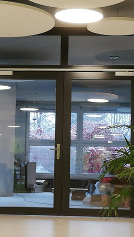 Doppelflügel Zimmertüre schwarz mit Schliessfolgeregler