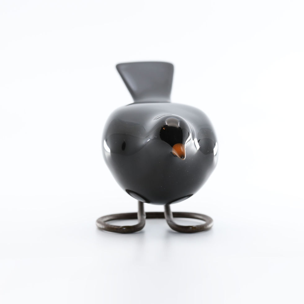 Thumbnail: JEHN CERAMIKA Handmade Kos Bird (9cm tall)