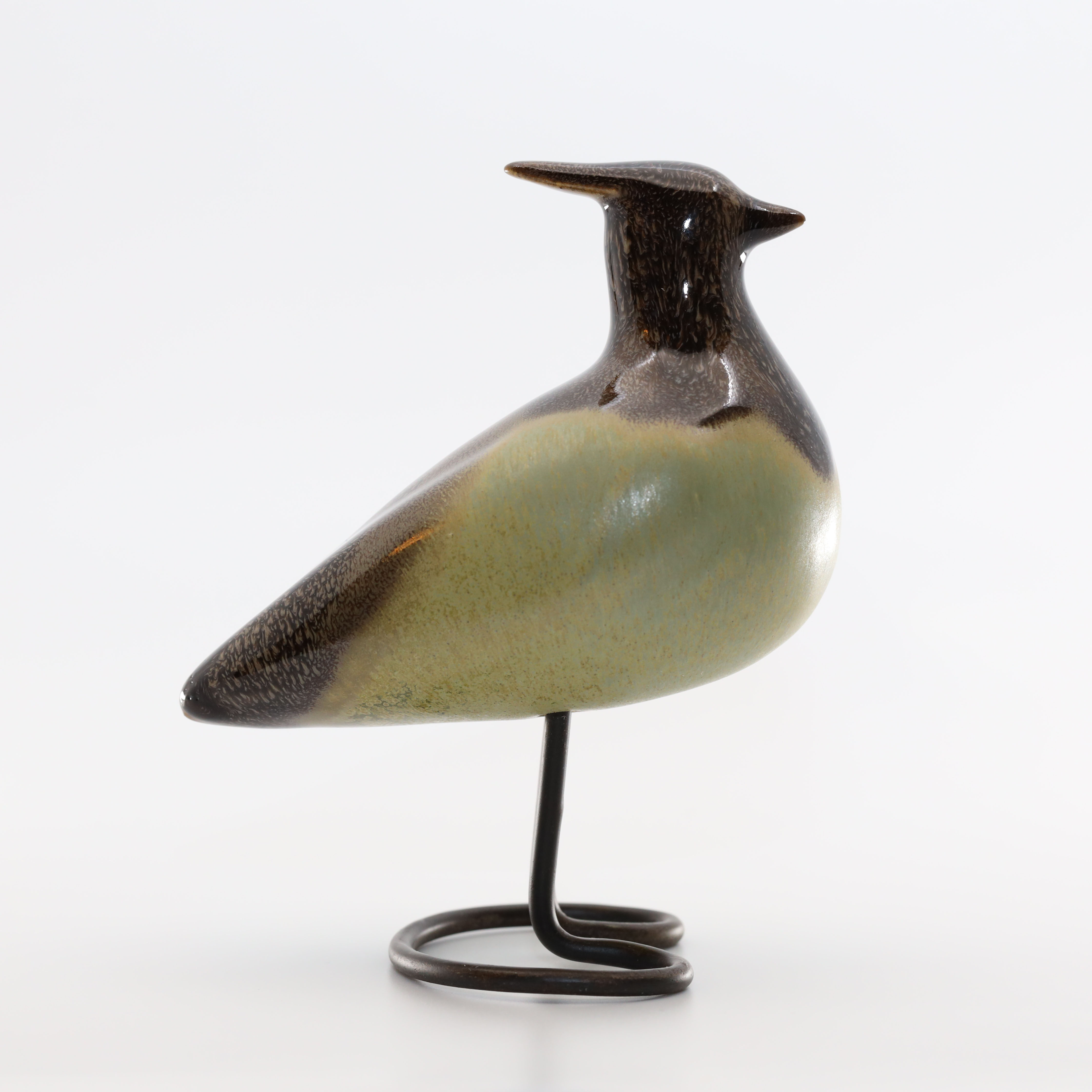 JEHN CERAMIKA Handmade Lapwing Bird (12cm tall)