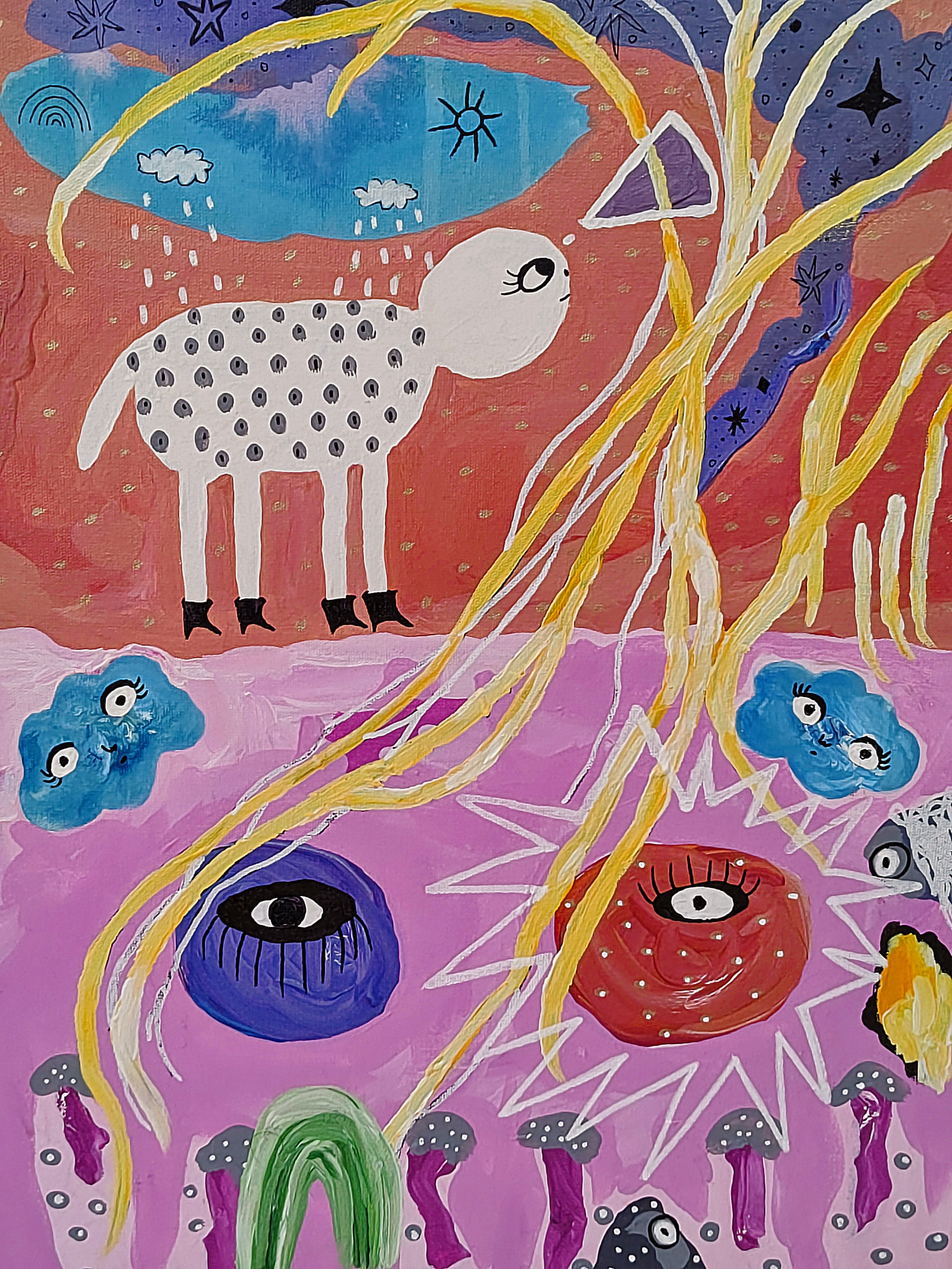 Dentro de um planeta e fora da cabeça do animal 