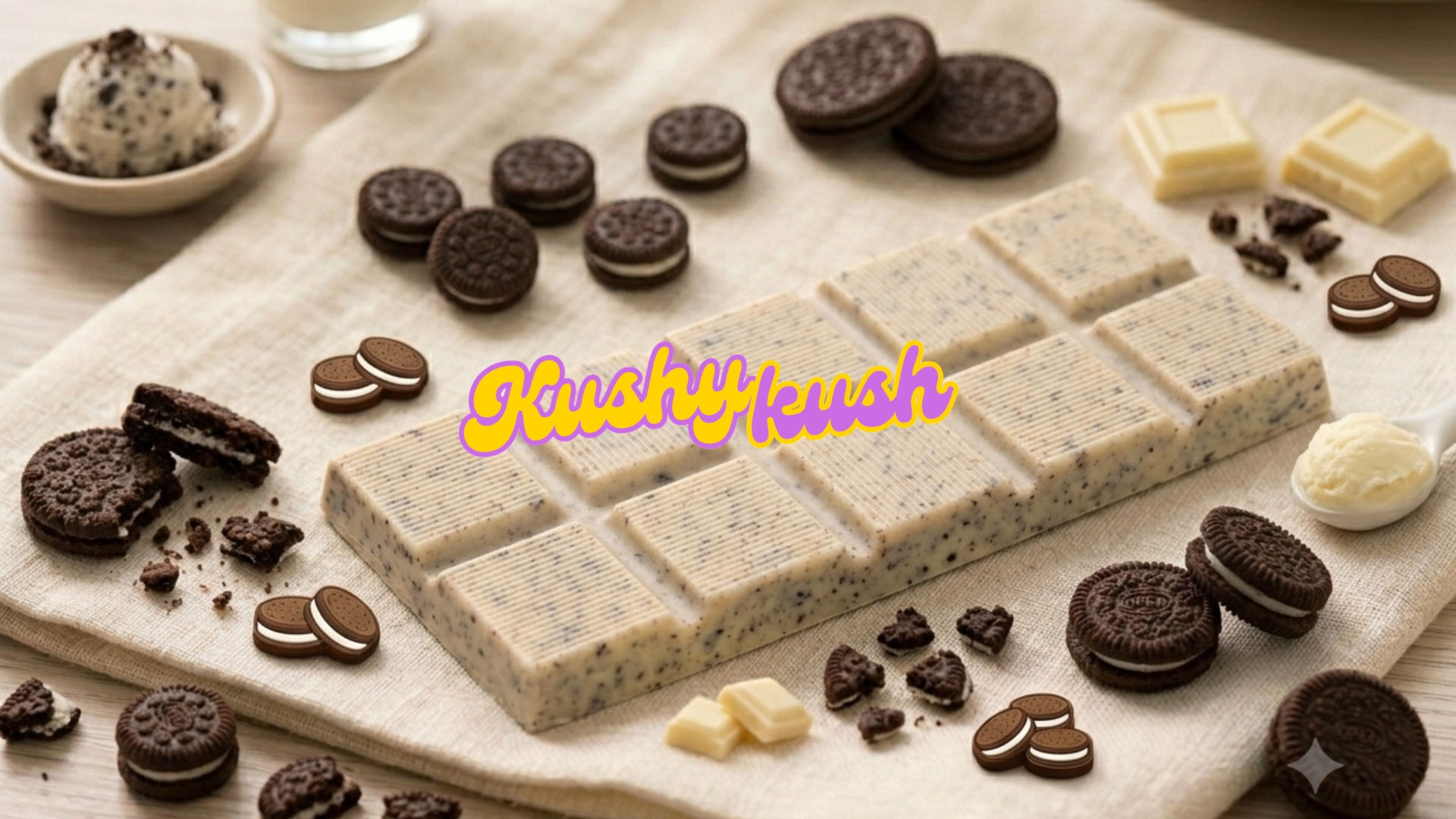 Cookies & Cream Magic Mushroom Chocolate Bar