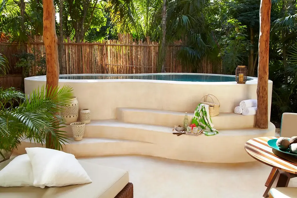 outdoor pool luxury villa