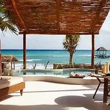 luxury beachfront pool villas and private accommodation