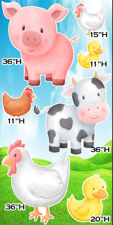 UP1077 FS FARM ANIMALS