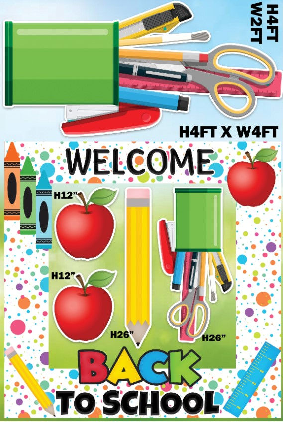 Thumbnail: UP2418 BACK TO SCHOOL PHOTO FRAME PROP