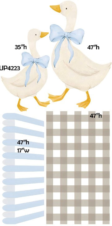 UP4233 GOOSE GEESE AWNING FS