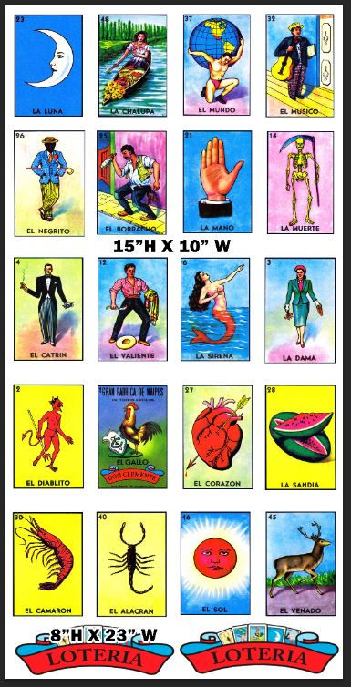 UP144 FS FIESTA MEXICO LOTERIA CARDS