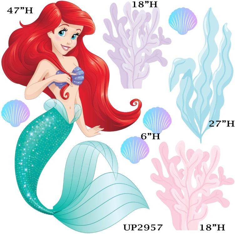 UP2957 ARIEL LITTLE MERMAID