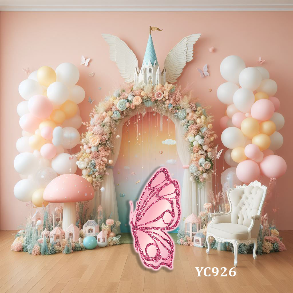 YC926 BUTTERFLY PINK SIDE QS