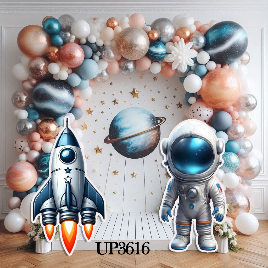 UP3616 Astronaut rocket ship