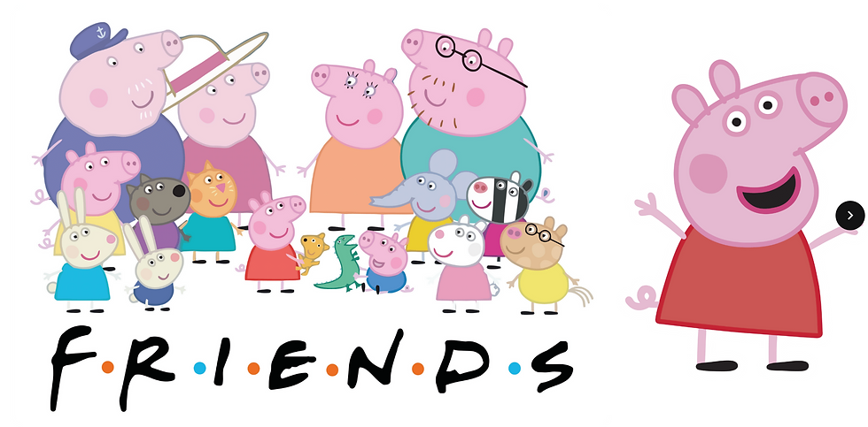 YC224 FRIENDS PEPPA PIG QS
