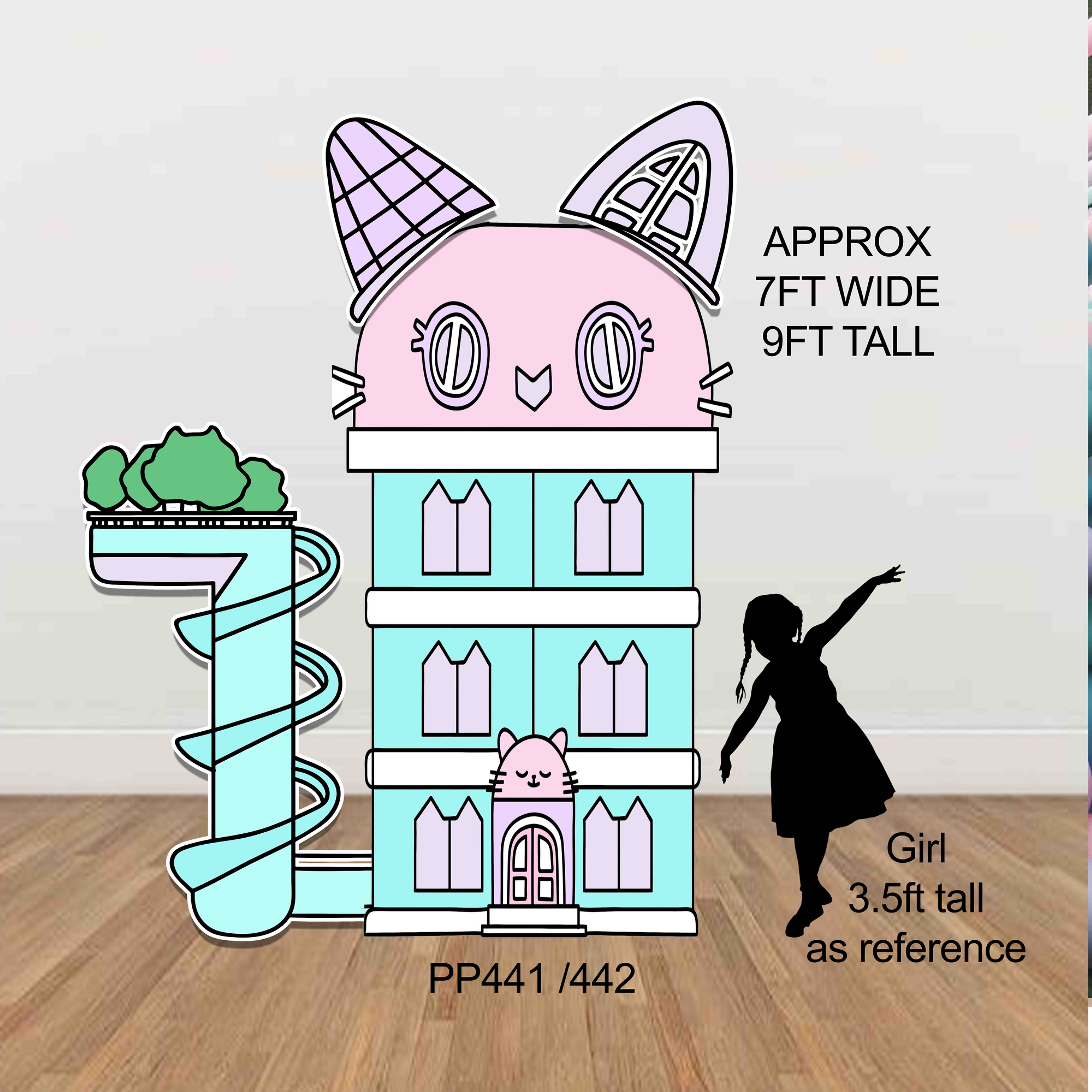 PP441-42 GABBY DOLLHOUSE SET