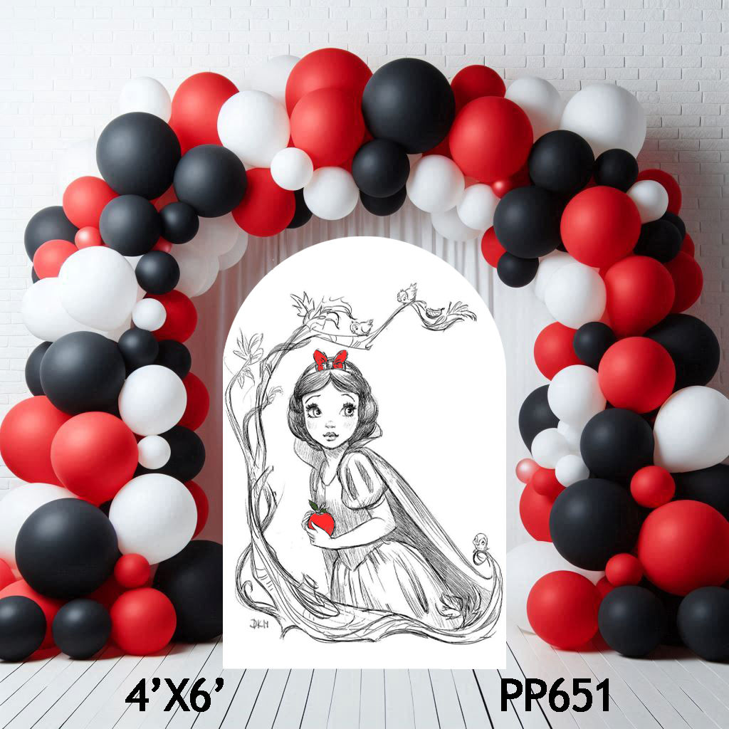 PP651 Snow White Panel Sketch 3QS