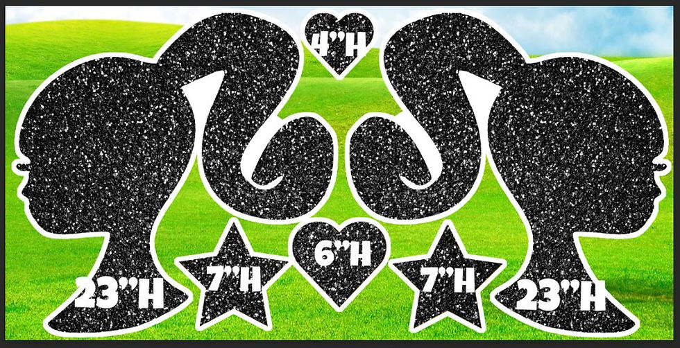 BARBIE BLACK SILHOUETTE (QS-YC075)