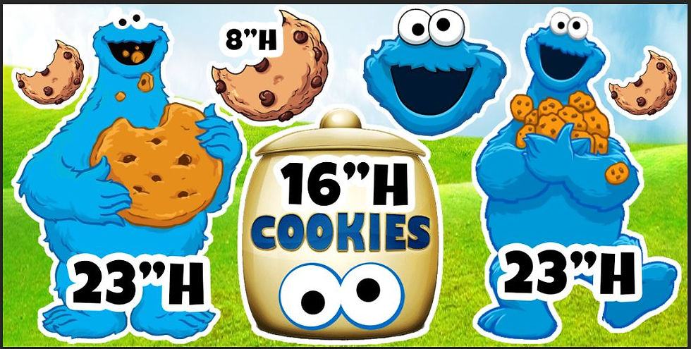 YC097 SESAME STREET COOKIE MONSTER