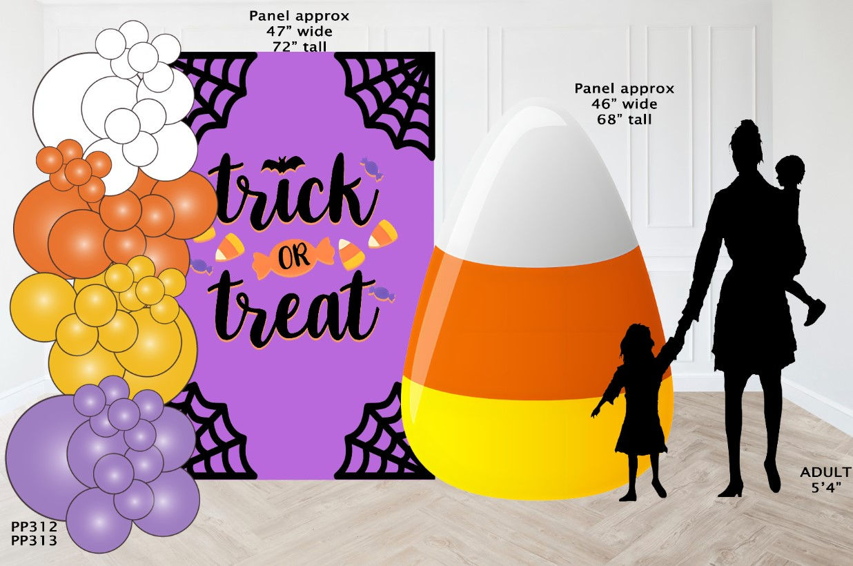 PP312-313 HALLOWEEN SET BACKDROP PANEL CUTOUT