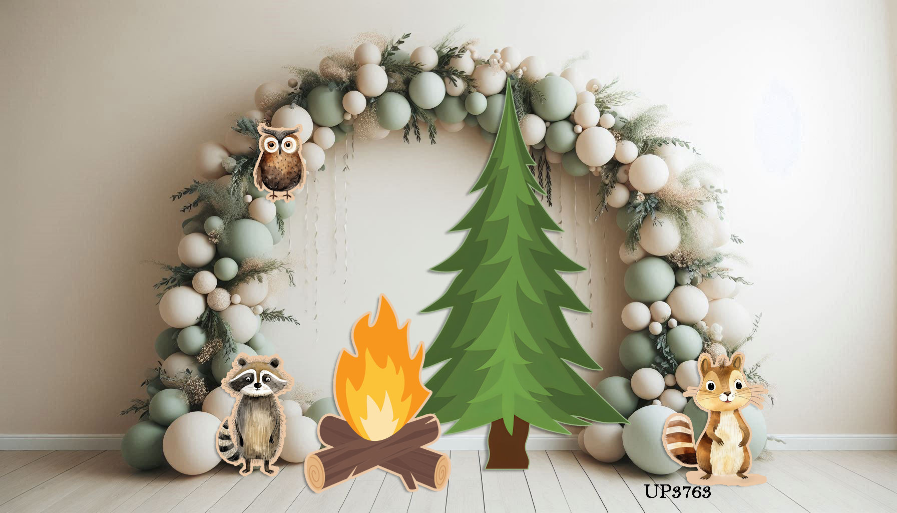 UP3763 Woodland Forest Animals FS