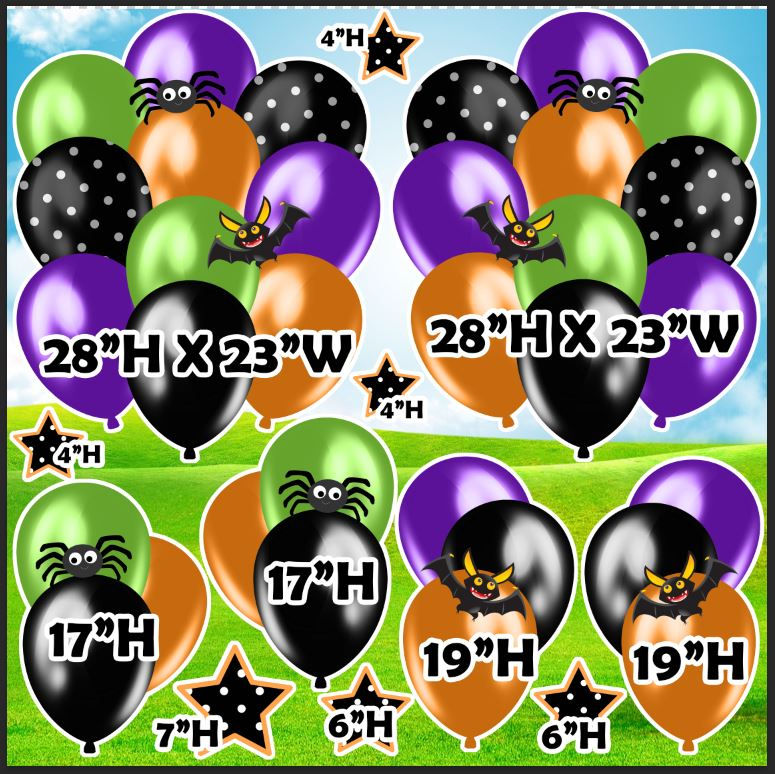 UP618 HS HALLOWEEN BALLOONS