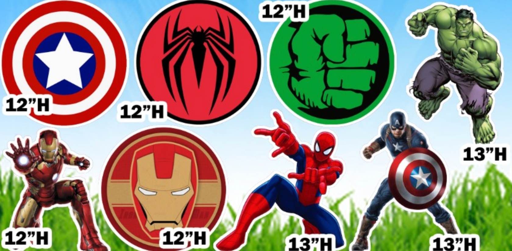 YC321 SUPERHERO CIRCLES QS