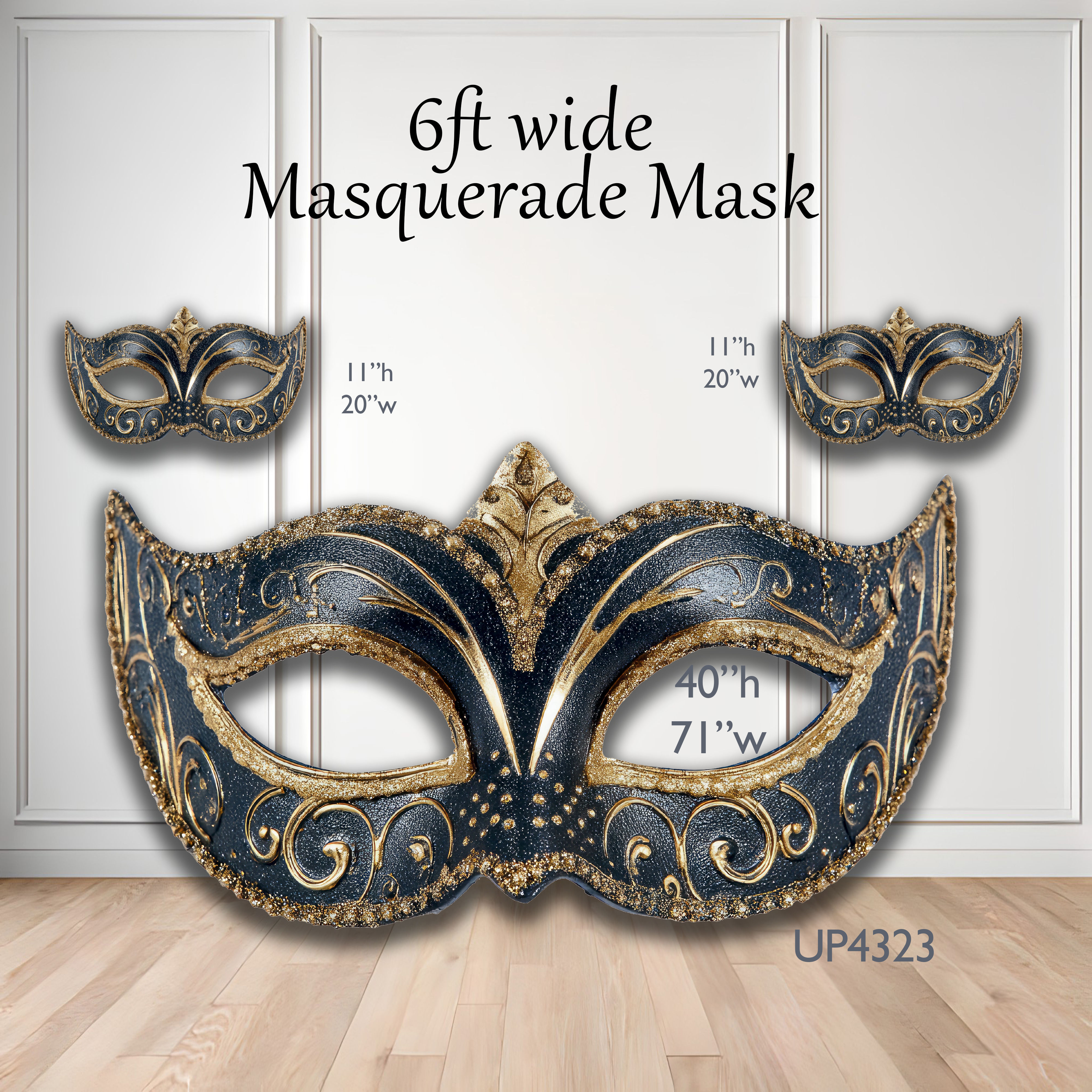 UP4323 MASQUERADE MASKS QS3 SB