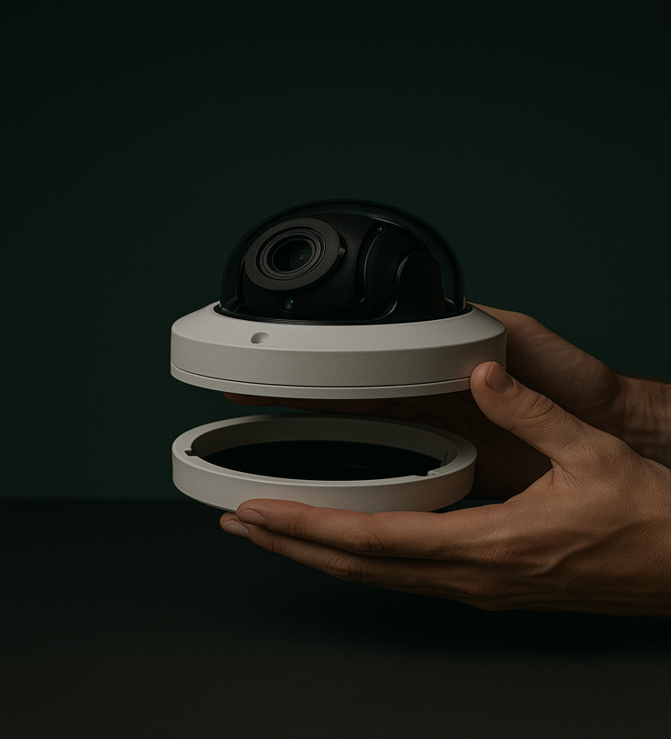 Tiandy bullet camera for outdoor surveillance and security installations in New Zealand.