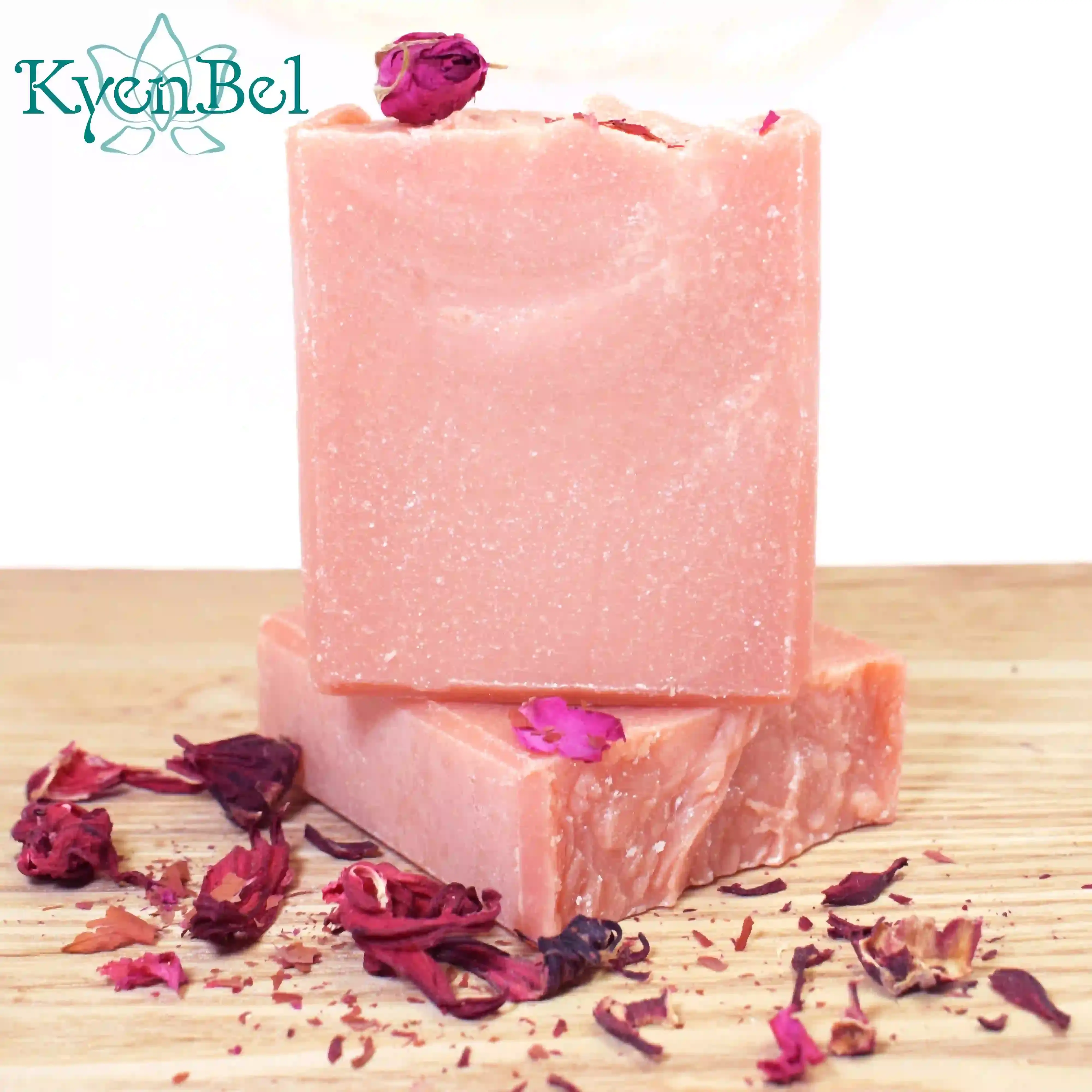 Bath & Body Selfcare Soap Bar | Herbal/Natural/ Vegan/ Plant-based soap KyenBel Heavenly-blush soap.