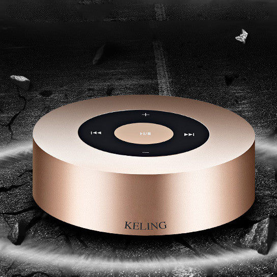 Miniatura: Minimal Metallic Bluetooth Speaker and MP3 Player