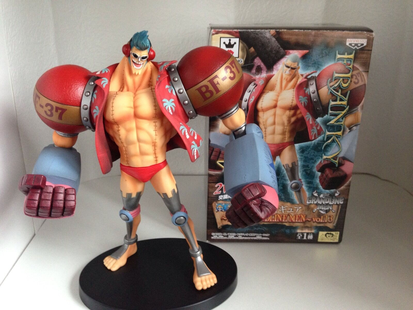 ☀ One Piece Franky Cyborg Banpresto Grandline Men Volume 13 Figure Figurine Jp ☀