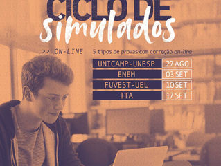 Ciclo de simulados on-line!! Inscreva-se! Participe!!!