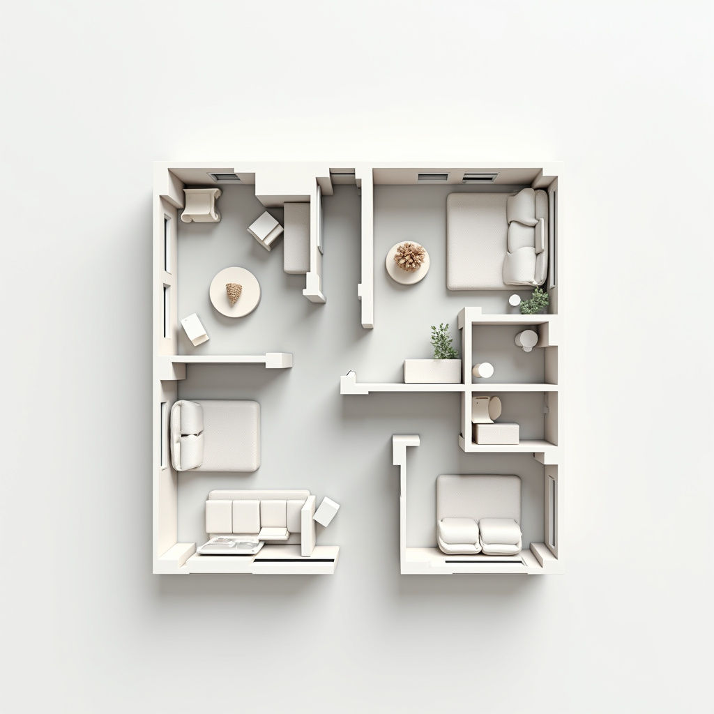 Plano 3D Residencial