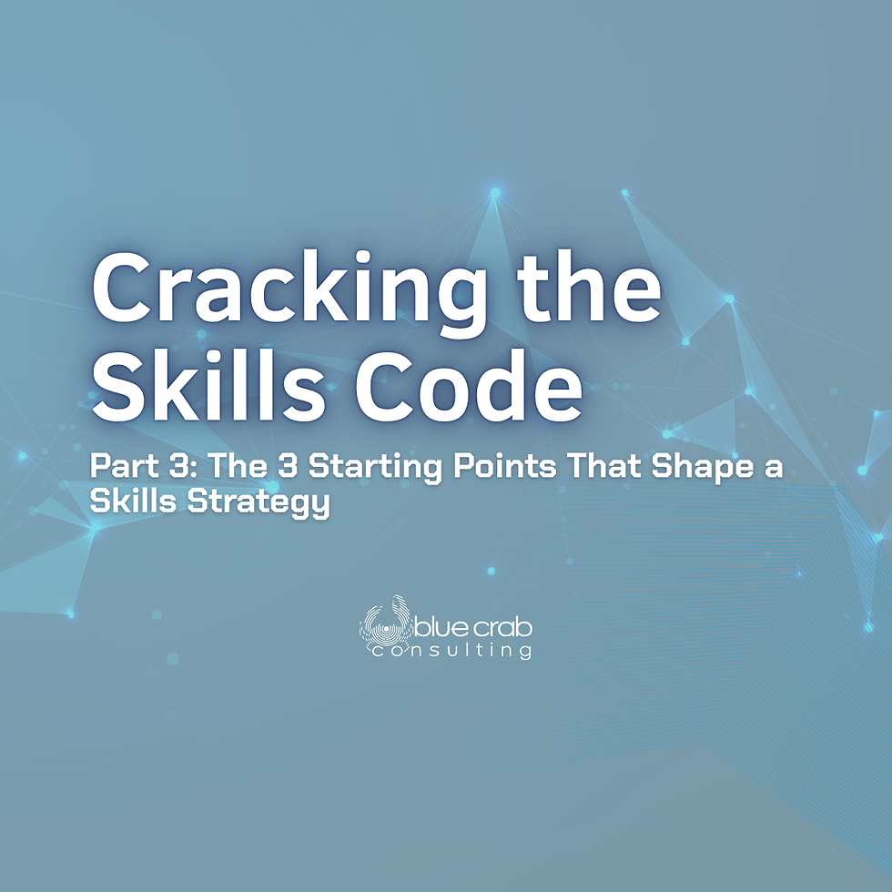 Cracking the Skills Code Part 3