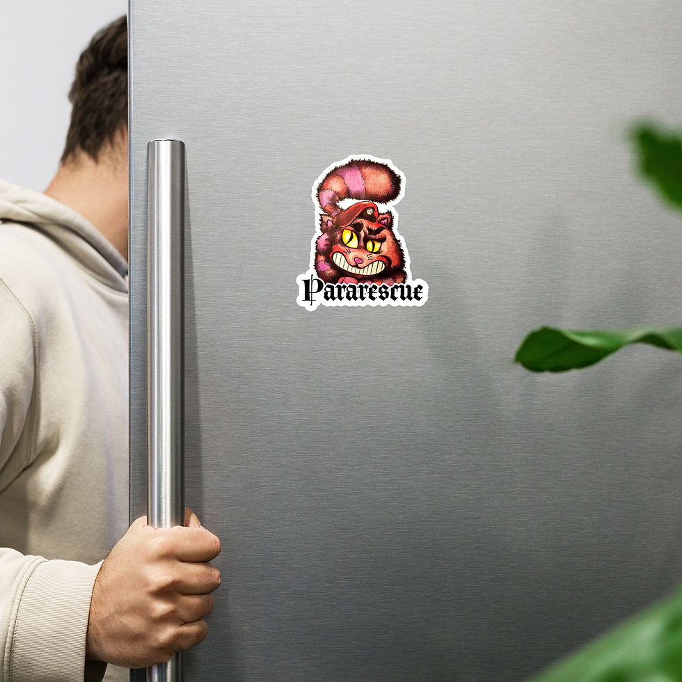 Thumbnail: Cheshire Cat Magnet