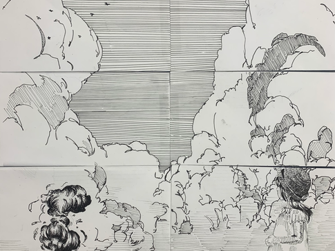 11-Dara Grebennikova-Le temps entre le temps-Encre sur enveloppe.HEIC