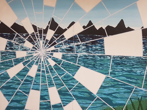 11 - Clyde McLean, Rêve brisé (oeuvre.inachevée), Acrylique.jpg