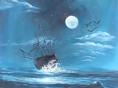 11 - Charlotte Breault Laurencelle, « Nuit de tourmente », Acrylique.PNG