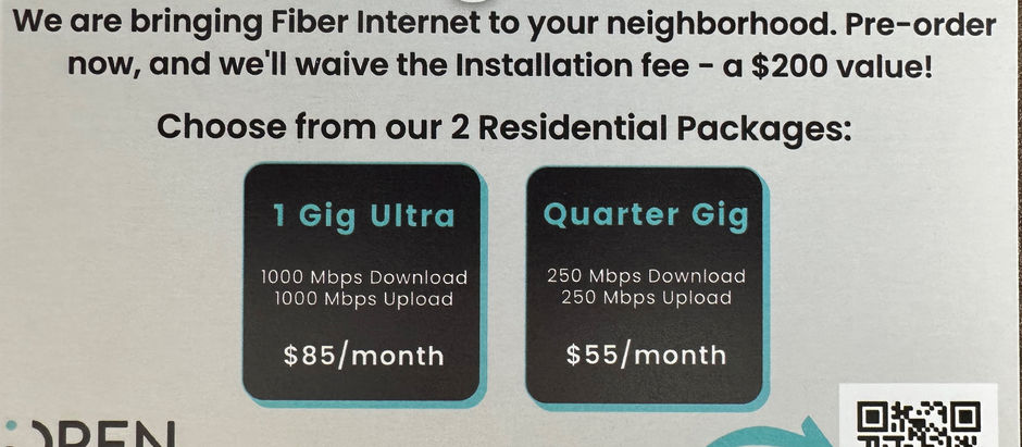 Open Fiber Info
