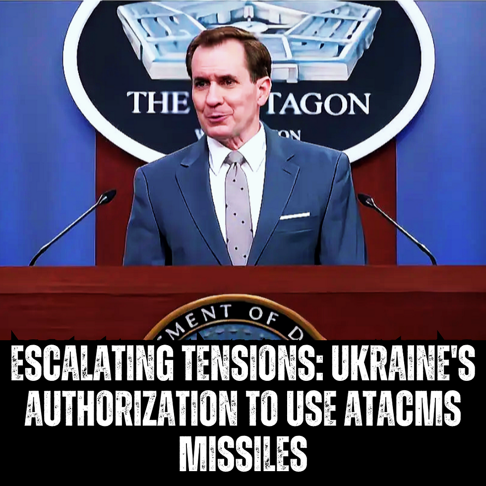 Escalating Tensions: Ukraine's Authorization to Use ATACMS Missiles