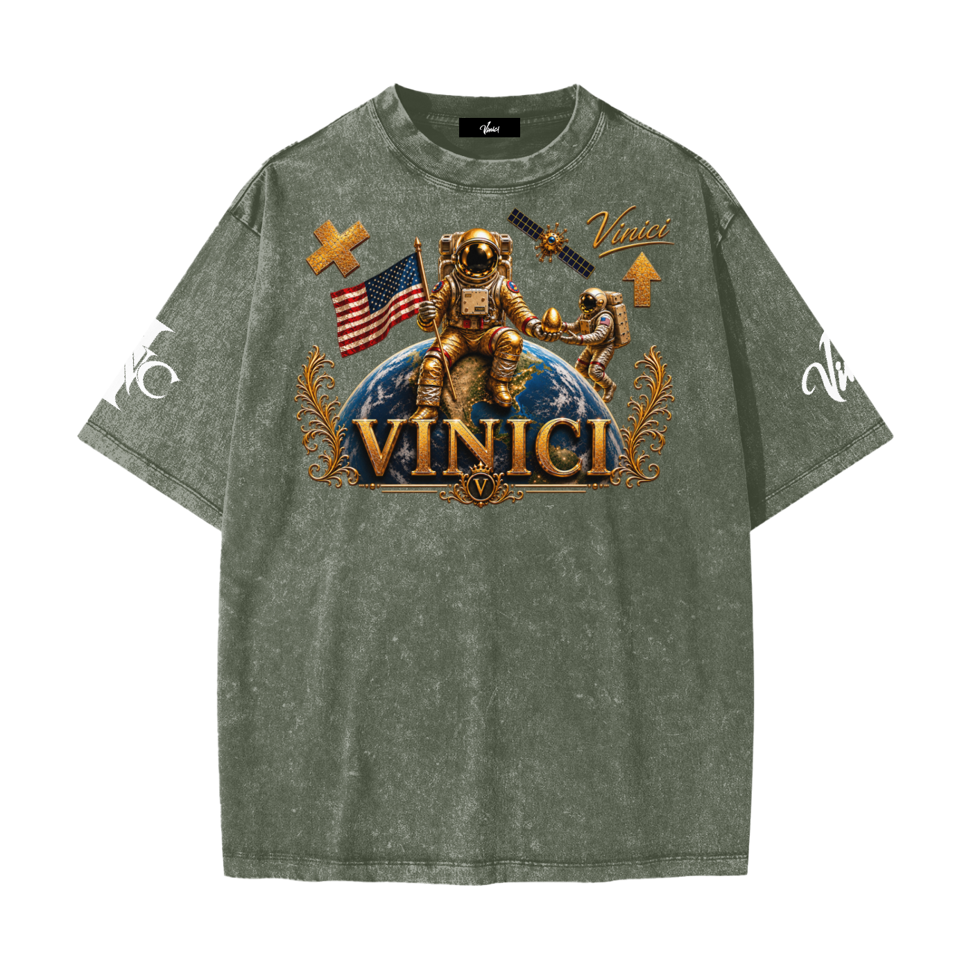 Vinici Heavyweight Snow Washed T-Shirt