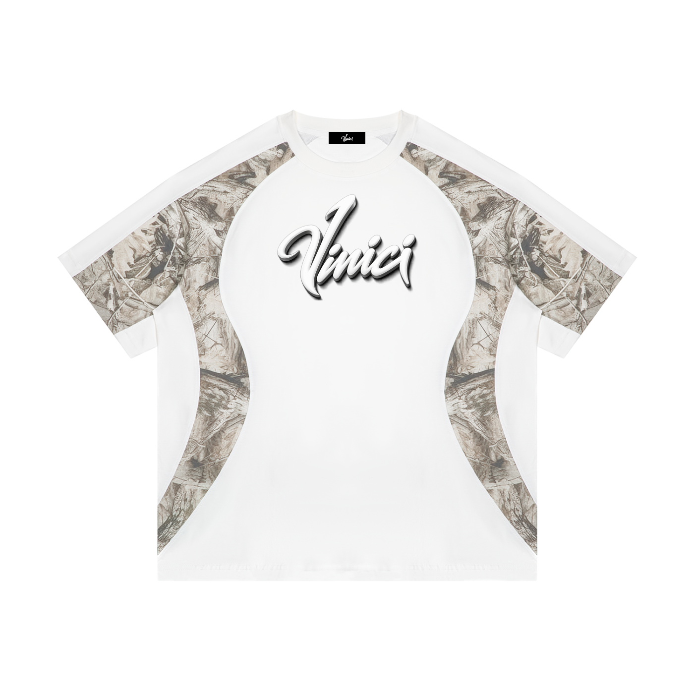 Vinici Unisex Tree Camo Raglan T-Shirt