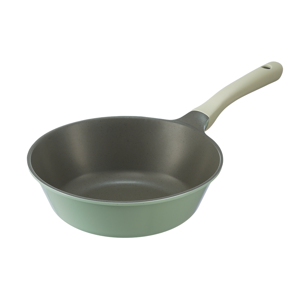 Thumbnail: Omi Grey Marble Pan 26 cm (Stir-frying Pan)