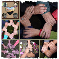 Mehrere Bilder mit Händekreise