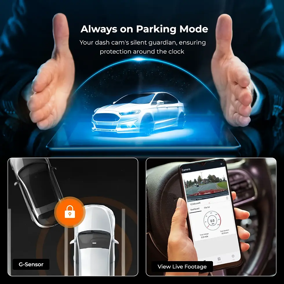 Thumbnail: Road Angel Halo Pro 2k - Front and Rear Dash Cam - Bundle