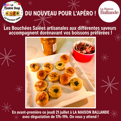 Le Cookie Shop NC et ses Bouchées Salées chez La Maison Ballande