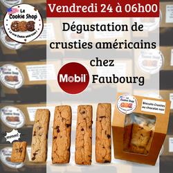Le Cookie Shop NC et sa dégustation de Crusties