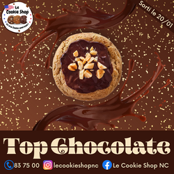 Le Cookie Shop NC et son Cookie Top Chocolate