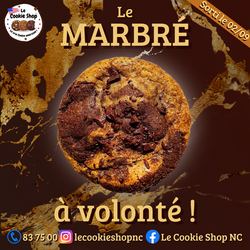 Le Cookie Shop NC et son Cookie Marbré