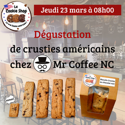 Le Cookie Shop NC et sa dégustation chez Mr Coffee