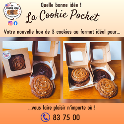 Le Cookie Shop NC et son Cookie Pocket